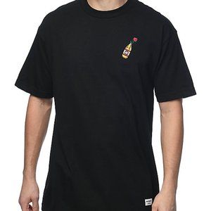 40s & Shorties Rose 40 Black T-Shirt